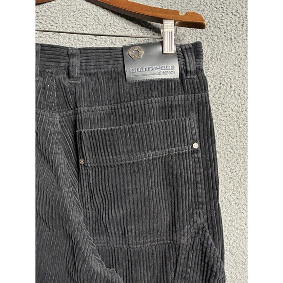 Vintage Southpole Corduroy Pants Mens 34 Carpenter Wale Y2K Wide Leg Baggy - Picture 6 of 16